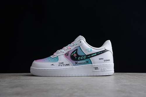 340CW2288111AIR FORCE 1 LOW 07 VIDEO GAME WHITEMULTICOLORBLACKWOMAN3639MAN4045