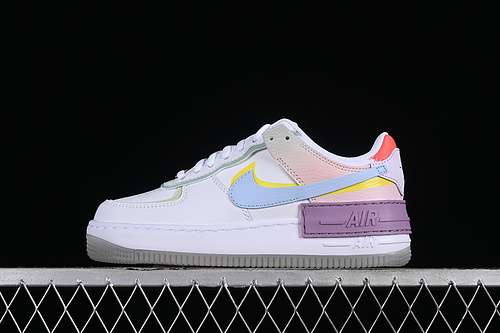 280CW2630141AIR FORCE 1 SHADOW WHITEHYDROGEN BLUEPURPLEWOMAN35540