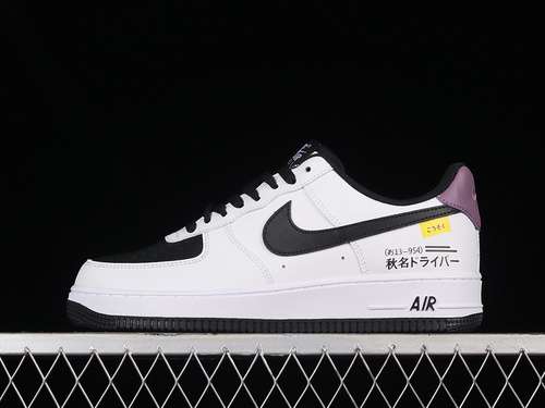 300DE6897112AIR FORCE 1 LOW 07 WHITEBLACKPURPLEWOMAN3639MAN4045