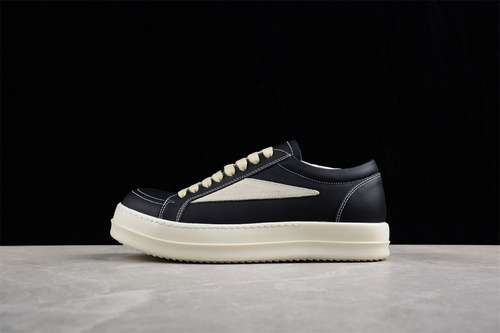 650RICKOWENS 2022 SHOES BLACKBLACKBEIGEMAN3945