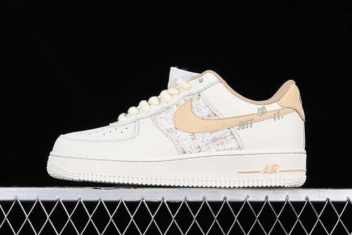 320FJ7740012AIR FORCE 1 07 LOW JUST DO IT WHITEGREYBROWNWOMAN3639MAN4045