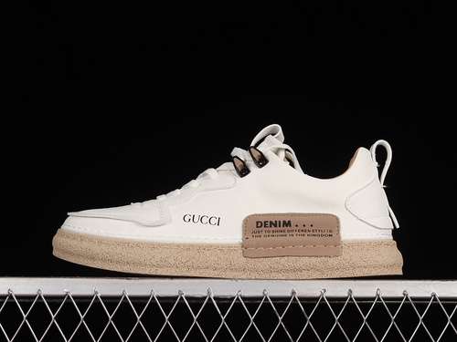 3809Y9202001GUCCI CASUAL TRENDY SNEAKERS WHITEWHITEKHAKIMAN3944