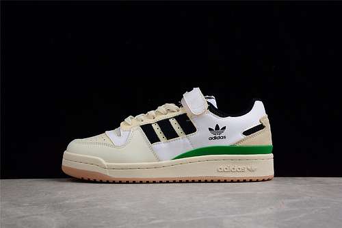 280GX9058FORUM 84 LOW CELTICS SHOES CLOUD WHITECORE BLACKGREENWOMAN3639MAN4045