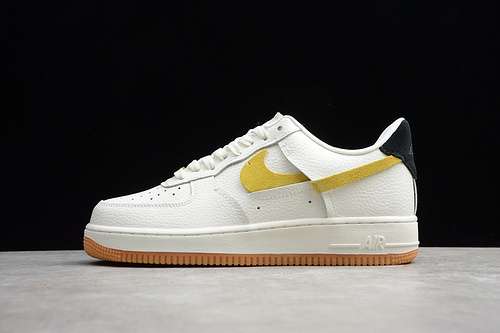 BV0740101AIR FORCE 1 VANDALIZED BLACKCHROMEYELLOWWHITEUNISEX3645