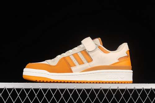 300GX9059FORUM 84 LOW SHOES CLOUD WHITECLOUD WHITEORANGEWOMAN3639MAN4045