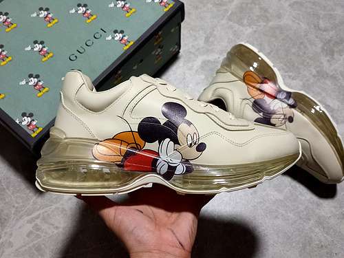 550GUCCI AIR CUSHION DADSHOES BEIGEBLACKREDORANGEWOMAN3539MAN4044