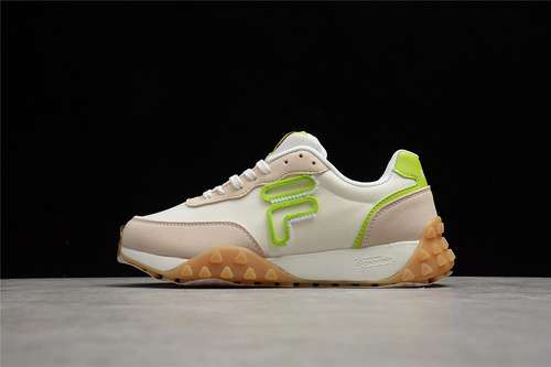 260F12W124154FJSFILA PACERS SNEAKERS WHITEGREENBEIGEWOMAN3640