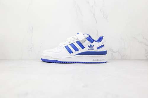 280BY3649FORUM LOW SHOES CHALK WHITECOLLEGIATE ROYALGOLD METALLICMAN4045