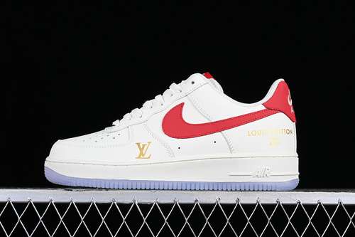 320BS9055711AIR FORCE 1 07 LOW WHITEREDGOLDWOMAN3639MAN4045