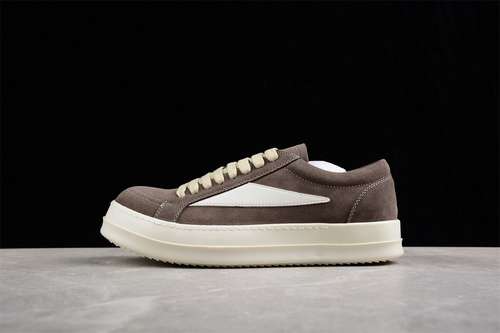 650RICKOWENS 2022 SHOES DARK BROWNBEIGEDARK BROWNMAN3945