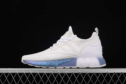 340FV2928ZG ZX 2K BOOST SHOES CLOUD WHITEBLUECLOUD WHITEWOMAN3639MAN4045