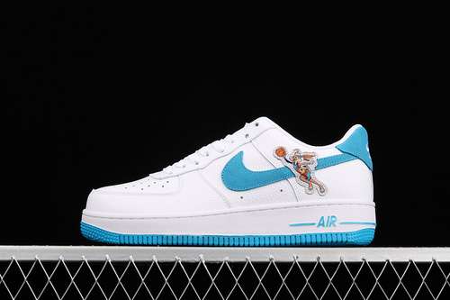 300DJ7998100AIR FORCE 1 LOW 07 WHITEWHITEBLUEWOMAN3639MAN4045