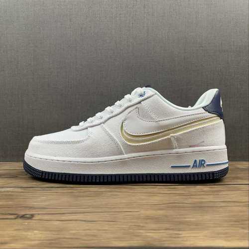 280DB3541100AIR FORCE 1 PREMIUM WHITEFOSSILBLUE VOIDWOMAN3639MAN4045