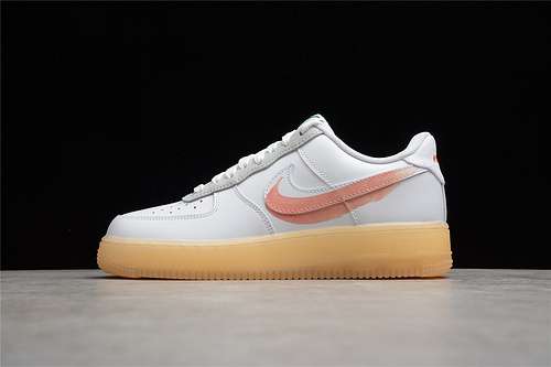 340DB3598100MAYUMI YAMASE X AIR FORCE 1 FLYLEATHER EARTH DAY WHITEWHITEORANGE
