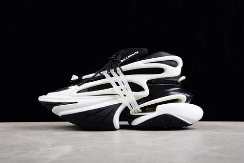 780BALMAIN BULLET SHOES BLACKWHITEBLACKWOMAN3639MAN4046