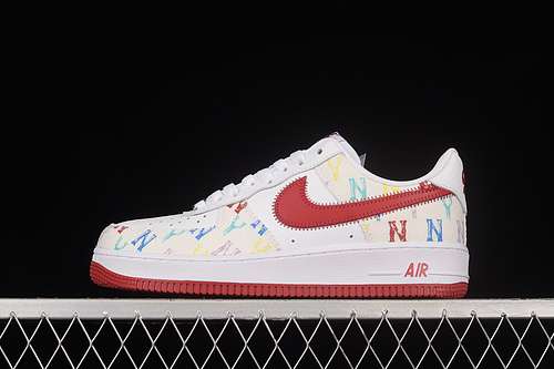 320315122443AIR FORCE 1 07 LOW MLB WHITEREDMULTICOLORWOMAN3639MAN4045