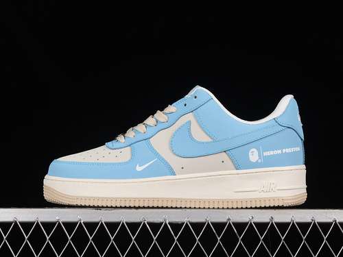 320315122007AIR FORCE 1 LOW 07 LIGHT BLUELIGHT GREYWHITEWOMAN3639MAN4045