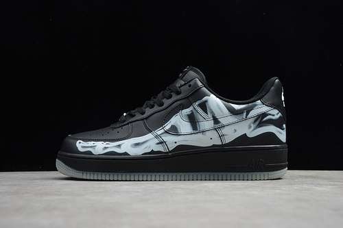 320BQ7541001AIR FORCE 1 LOW 07 SKELETON BLACKBLACKBLACKMAN3946