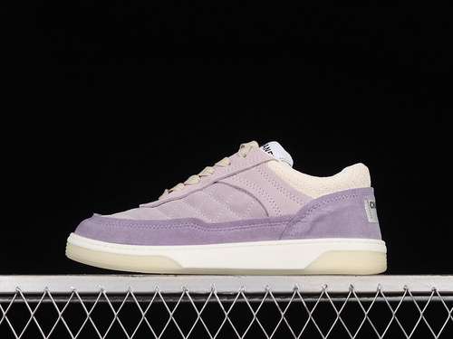 400E0628CHANEL CASUAL FLAT SHOES LIGHT PURPLEOFF WHITEBLACKWOMAN3540