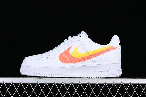 280FJ4228100AIR FORCE 1 07 LOW WHITEORANGEYELLOWWOMAN3639MAN4045