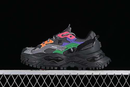 270T12W411303FQBFILA FUSION BLACKGREYGREENORANGEPINKPURPLEWOMAN35540