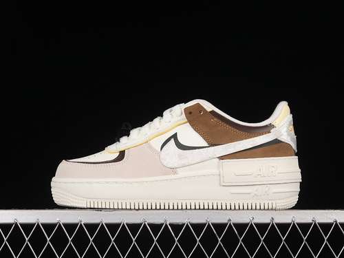 280FB1857111AIR FORCE 1 SHADOW BLACK BOW BEIGEBROWNBLACKWOMAN35540