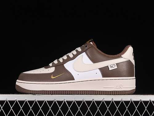 320DB3301077AIR FORCE 1 LOW BROWNWHITEWOMAN3639MAN4045