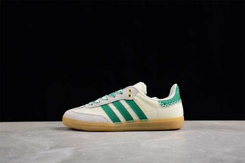 240GY4344WALES BONNER X SAMBA CREAM WHITEBOLD GREENEASY YELLOW SIZE2835