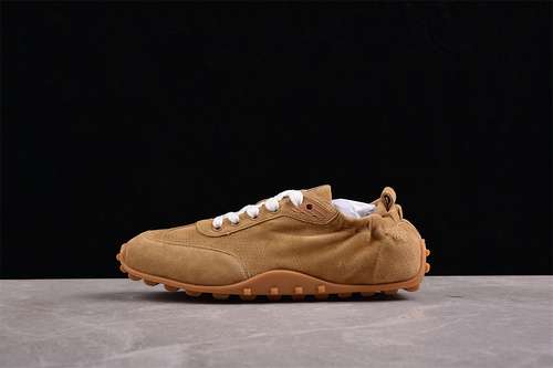 440HERMES COUPLES 2024 NEWEST FORREST GUMP SHOES TRAINERS BROWNWOMAN3539MAN4044