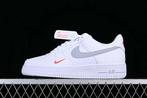 280FD9772100AIR FORCE 1 07 LOW WHITEGREYREDWOMAN3639MAN4045
