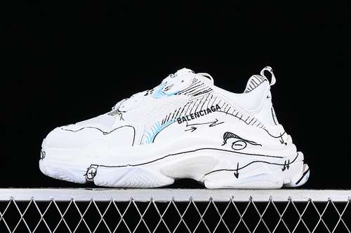 480W3SRB9014BALENCIAGA TRIPLE S WHITEWOMAN3539MAN4046