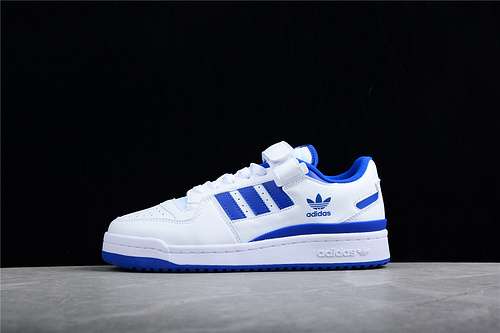 280FY7756FORUM LOW SHOES CLOUD WHITECLOUD WHITEROYAL BLUEWOMAN3639MAN4045