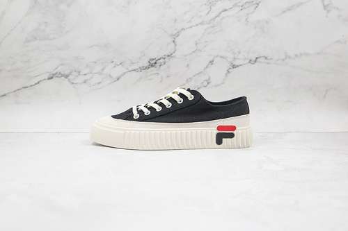 260F12W124342FBKFILA CANVAS SHOES BLACKBLACKWHITEWOMAN3639MAN4044