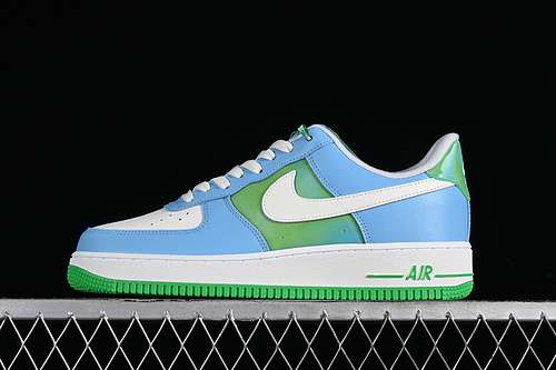 280FZ4032407AIR FORCE 1 07 LOW AQUARIUS BLUESAILGREEN SHOCKVAPOR GREENUNISEX3645