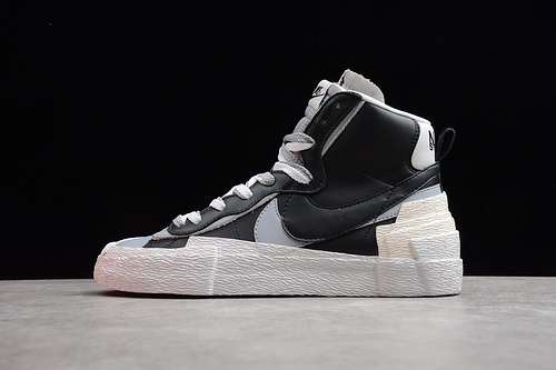 147145156BV0072002SACAI X HYBRID DUNK BLAZER BLACKWHITEGREYMAN4046