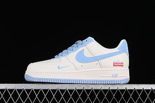 340BB9599205AIR FORCE 1 07 LOW WHITEBLUEWOMAN3639MAN4045