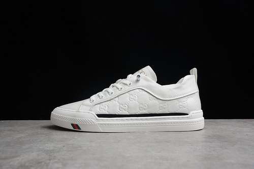 40043194202JPOI68302GUCCI SCREENER GG LOWTOP SNEAKER WHITEWHITEBLACKMAN3844
