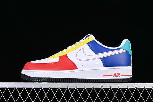 280FN6840657AIR FORCE 1 07 LOW GREENREDWHITEYELLOWBLUEWOMAN3639MAN4045