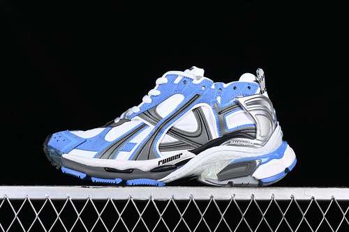 600W3RNY4912BALENCIAGA RUNNER KITH FOURCOLOR SILVERBLUEWHITEGREYUNISEX3546