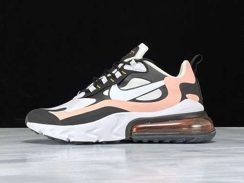 280AT6174005AIR MAX 270 REACT BLACKWHITEBLEACHED CORALMETALLIC GOLDUNISEX3645