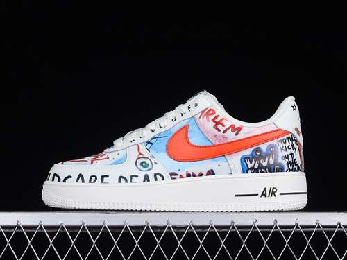 380GT6969198VLONE X AIR FORCE 1 07 LOW GRAFFITI BEIGEREDBLACKDARK CROWUNISEX3645