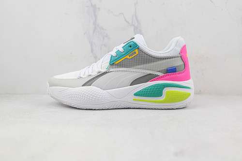 300PUMA CLYDE HARDWOOD WHITEMULTICOLORMAN4045
