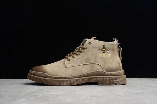 480GUCCI MARTIN BOOTS LIGHT BROWNLIGHT BROWNLIGHT BROWNMAN3844