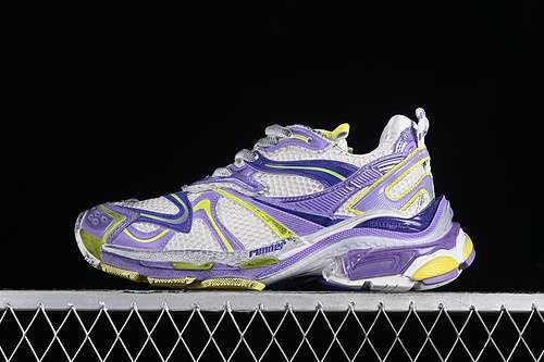 540W3RXP9570BALENCIAGA RUNNER KITH FOURCOLOR 70 PURPLEYELLOWGREYUNISEX3546