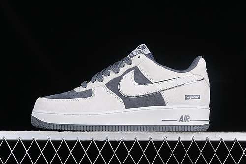 340ME2392107SUPREME AIR FORCE 1 07 LOW GREYWHITEWOMAN3639MAN4045