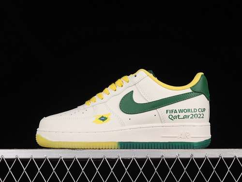 320DR9868200AIR FORCE 1 LOW 07 WHITEGREENYELLOWWOMAN3639MAN4045