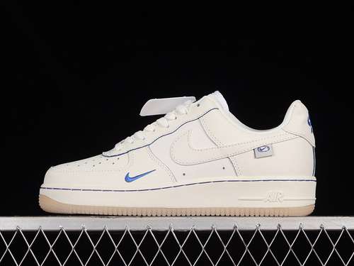 260DX1156001AIR FORCE 1 LOW RETRO QS WHITEDARK BLUEWOMAN3639MAN4045
