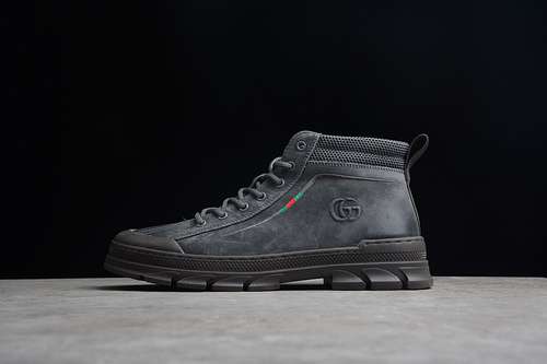 420GUCCI HIKING SHOES DARK GREYGREYBLACKMAN3844
