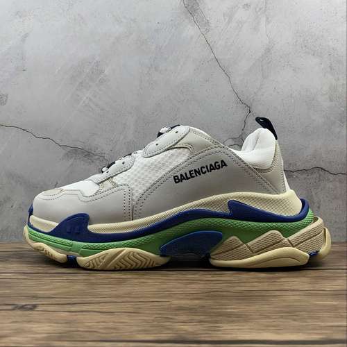 470BALENCIAGA TRIPLE S SNEAKERS LIGHT GREYBLUEGREENWOMAN3539MAN4046