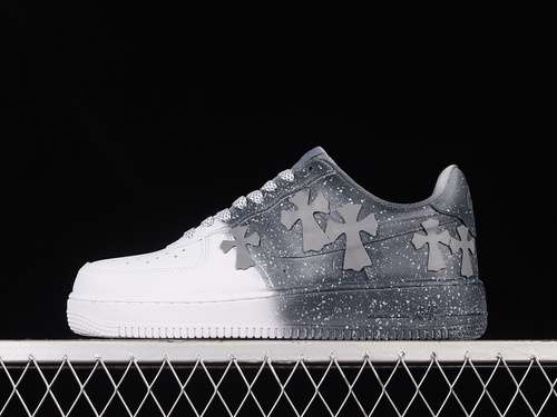 500CW2288111CHROMEHEARTS X AIR FORCE 1 LOW 07 WHITEGREYBLACKMAN40475